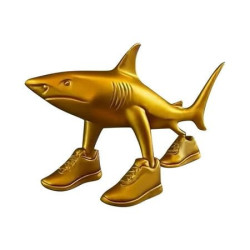 Tralalero Tralala gold figurine