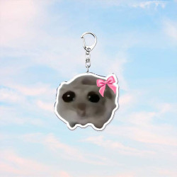 The Crying Hamster Keychain