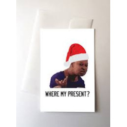 "Present?" Postcard